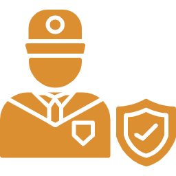 restaurant security guard icon